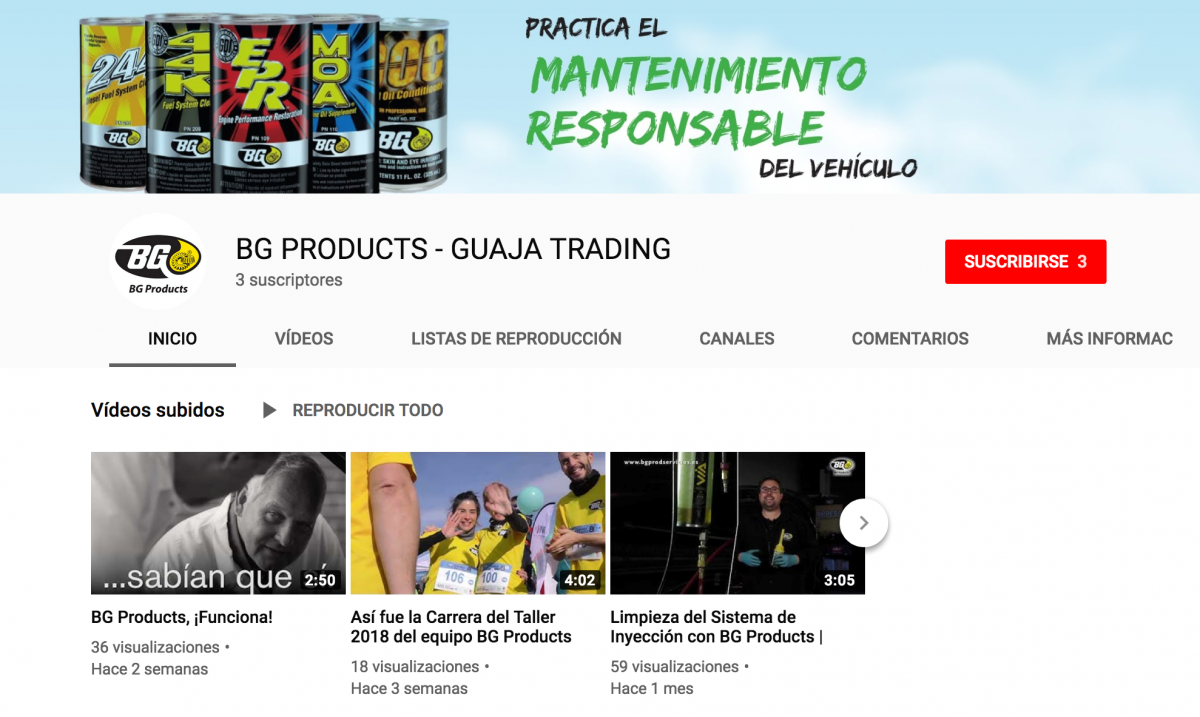 BG Products estrena canal en YouTube, con vídeos útiles para el profesional del taller
