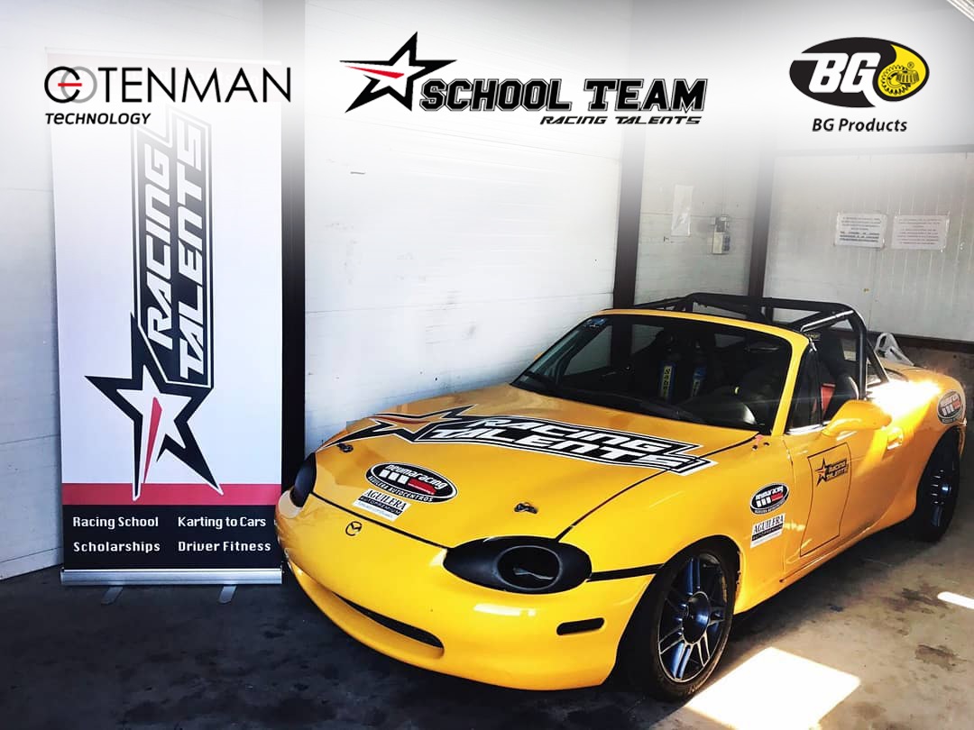 BG Products se suma a la escuela de jóvenes pilotos Racing Talents School Team